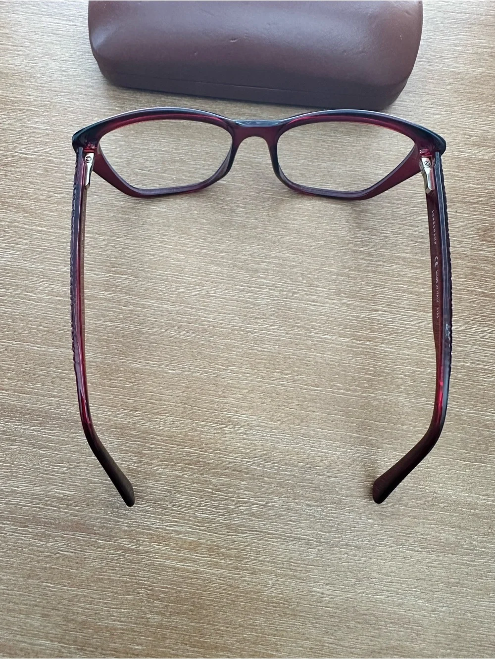 Burgundy Red LONGCHAMP Eyeglass Frames
